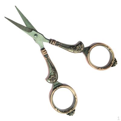 1 Stück Edelstahl Nähschere Vintage-Stil DIY Stickschere - Kupfer
