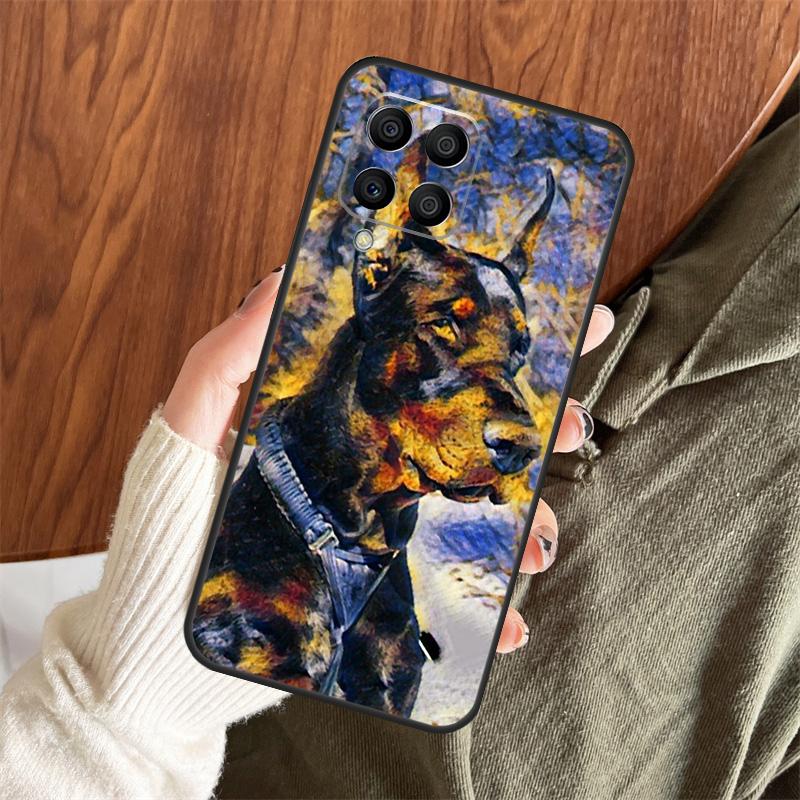 Dachshund Doberman Dog Case For Samsung Galaxy M06 M16 M36 M56 M33 M15 M55 M31 M13 M12 M14 M53 M32 M52 M35 M34 M54