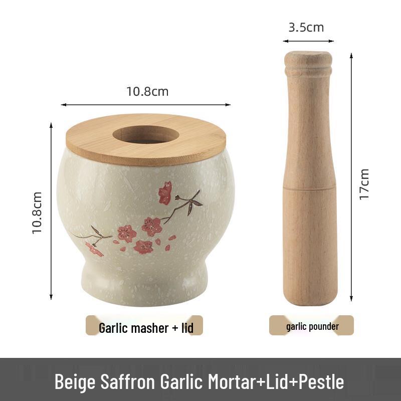 Ceramic Mortar and Pestle Set