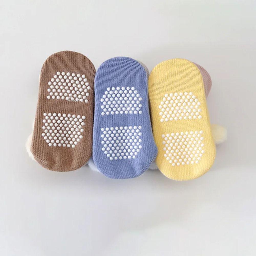 Thick Newborn Baby Socks Plus Fleece Walking Socks Warm Baby Plush Socks  Baby Boys Girls