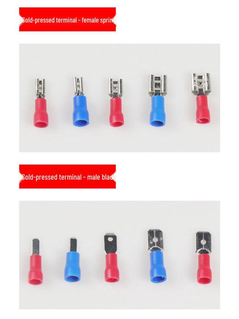 Cold-Pressed Wiring Terminal Set - 280 Pieces | Cross-Border Hot-Selling Product