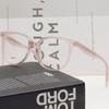 [Celine] Eyeglass Frames CL5010IN 072 Square Horn-rimmed Transparent Pink Oversized Fit