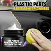 Car Seat Plastic Trim Revitalizer Cream Strong Automotive Leather Plastic Protection Cream Set for Vehicle Interiors