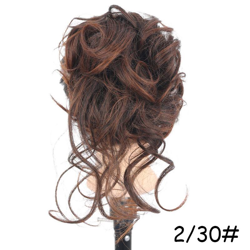 

Защипните и сверните пучок, естественно небрежный женский парик из синтетического волокна, небрежные пушистые длинные волосы, прическа пучок, подходящая для всех