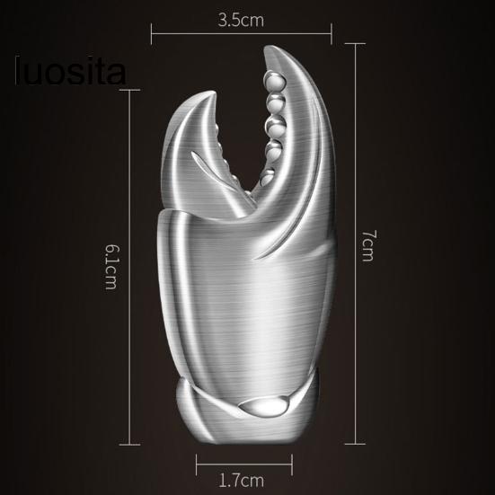 Edelstahl Flaschenöffner, Multifunktionaler Weinflaschenöffner für Party Camping Bar, Tragbarer Krallenförmiger Bierflaschenöffner