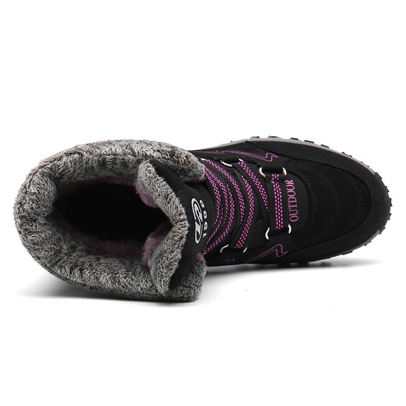 Winter Boots Waterproof Outdoor Women Boots Ankle Snow Boots High Women Footwear