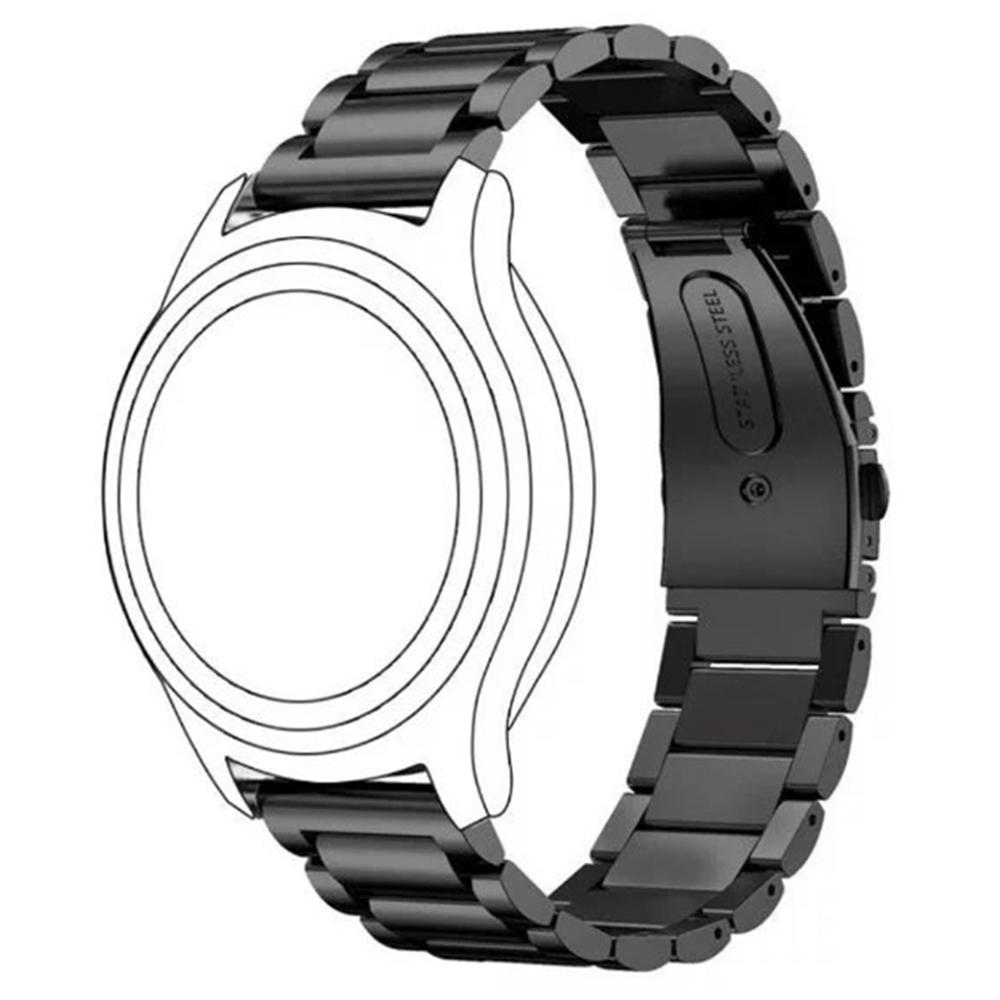 16mm Watch Band for Huawei Talkband B7/B6/B3/Fit mini Metal Wrist Strap 3-Bead Design