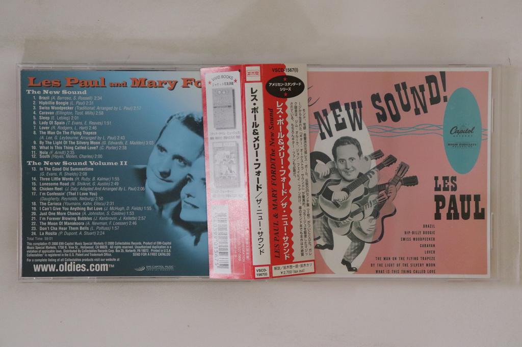 CD LES PAUL, MARY FORD - New SOUND VSCD1567 VIVID SOUND 2001 Japan Obi Jazz Used