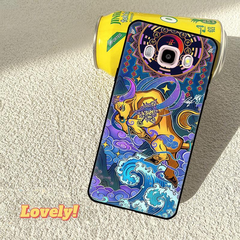 Chinese Zodiac Dragon Tiger Phone Case For Samsung Galaxy J5 J3 J7 A5 J1 2016 2017 J2 Core J8 A9 J4 J6 A6 A8 Plus 2018