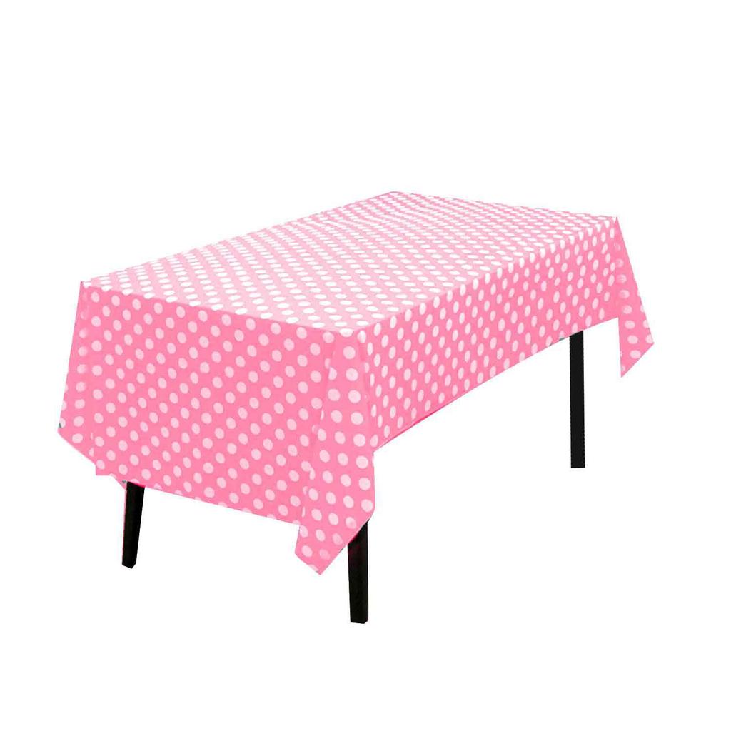 Disposable PEVA Cartoon Balloon Tablecloth - Oil-Proof, Thickened for Birthdays & Kindergarten Parties