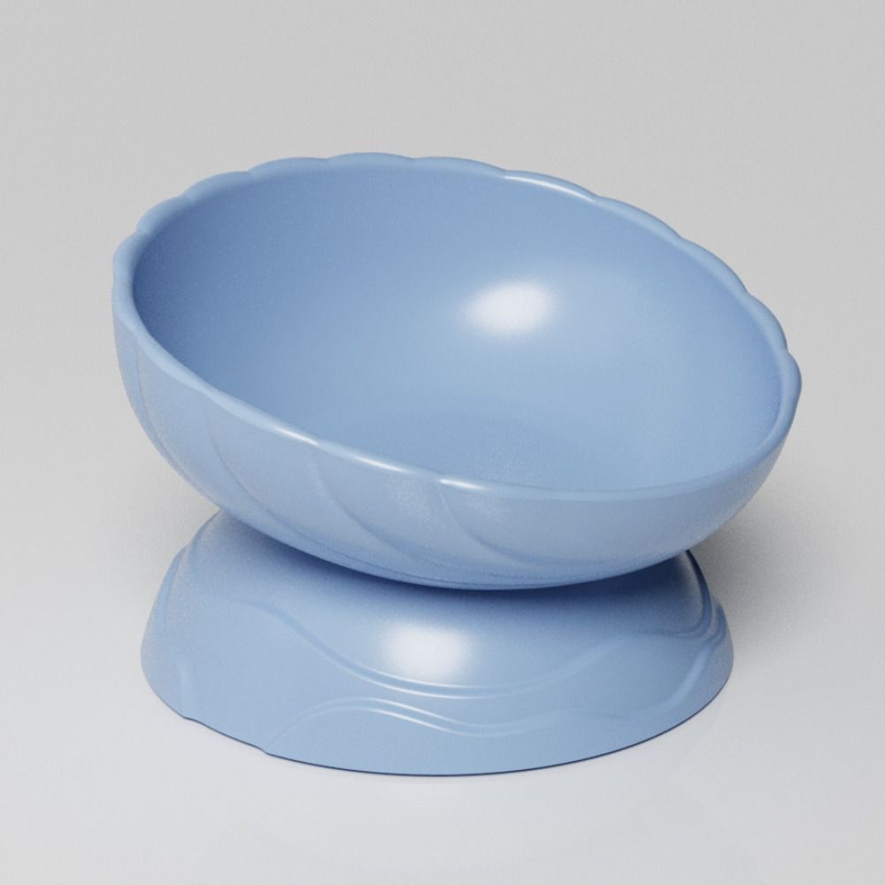 Slanted Mouth Cat Bowl Adjustable Dog Food Feeding Basin Pet Drinking Feeder  Kitten Puppy