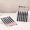 MSQ Eyeshadow Brush Includes and Brow Super Soft Makeup Luxury Makeup Tool 12-Piece Set, Eyeshadow, Concealer, Eyeliner, Brushes, Brushes, (Rose Gold)