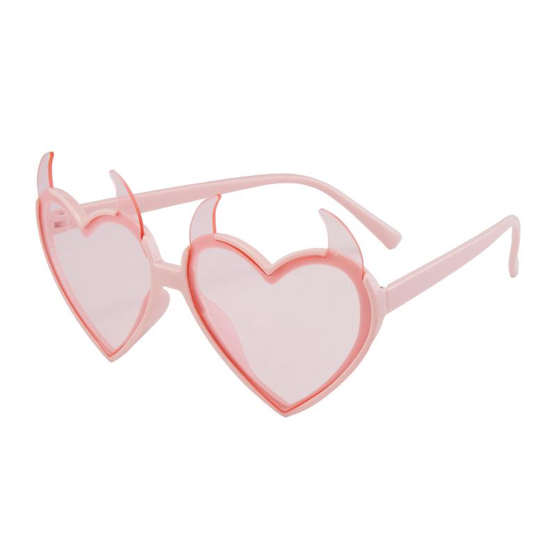 European Devil Horn Party Sunglasses - Fashionable Mirrors for Halloween & Birthdays