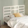 VidaXL Headboard White 126x4x104 Cm Solid Pine Wood 818131