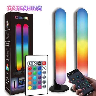 2pcs RGB Led Light Bar Music Rhythm Lights for Gaming Room Tv and Party Decoration Sync with Music Rgb Desk Lamp