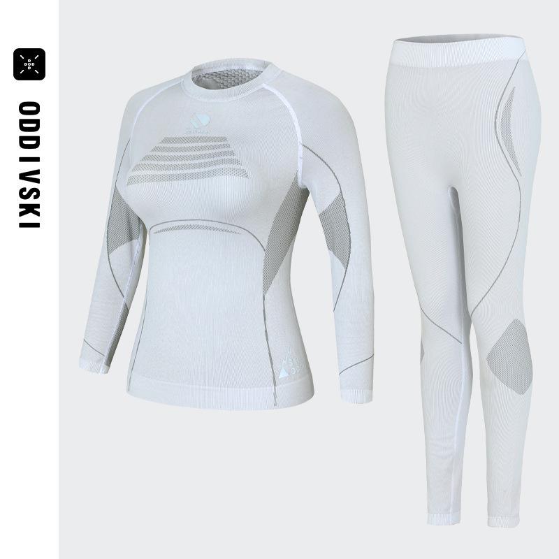 

Oddivski Women s Quick-Dry Ski Compression Set: Sweat-Wicking, Breathable, Seamless, Warm Outdoor Base Layer. Small