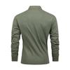 Men's Solid Color Outdoor Half Zip Sports Fitness Running Training Cycling Top
