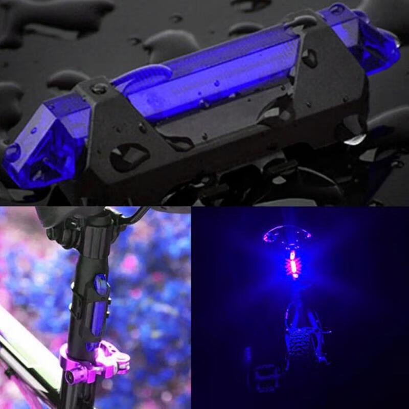 Mini USB Rechargeable Bicycle Tail Light 10x2x3