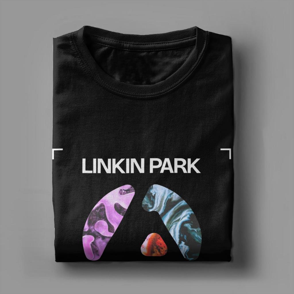Pánské Dámské Nové Tričko s logem kapely Linkined Parked From Zero Tee z čisté bavlny Trička Oblečení