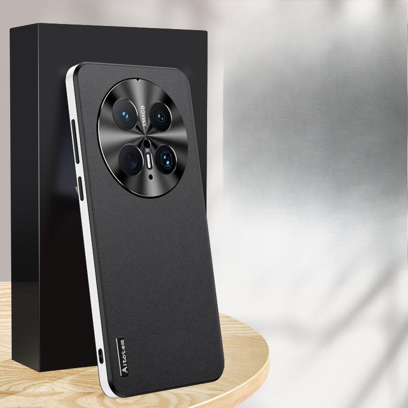 

Подходит для чехла для мобильного телефона Huawei Mate70pro Высококлассный объектив Полностью закрывающий M60 Противоударный 50 Бизнес 40rs Кожаный чехол Huawei Mate 70Pro +