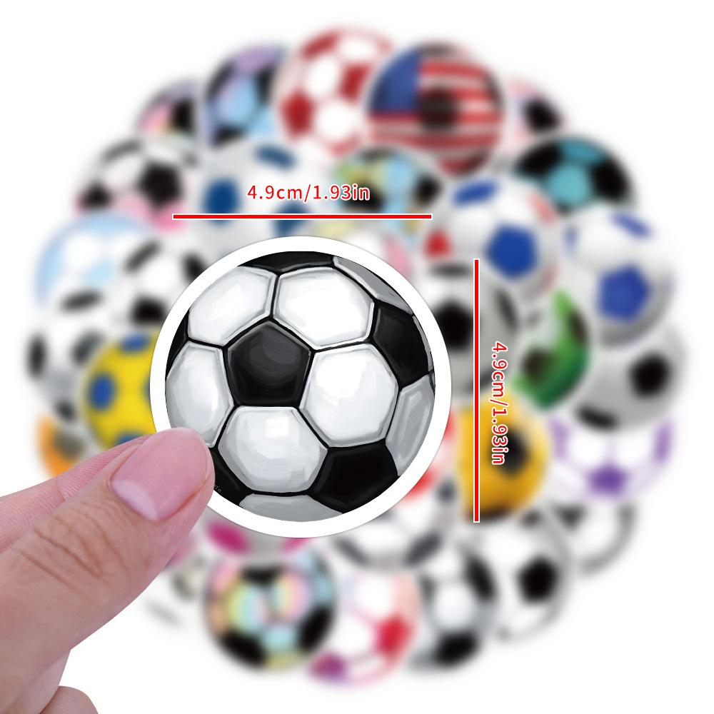 60 Football Stickers Decorative Notebook Skateboard Suitcase Car Doodle Sports Football Stickers