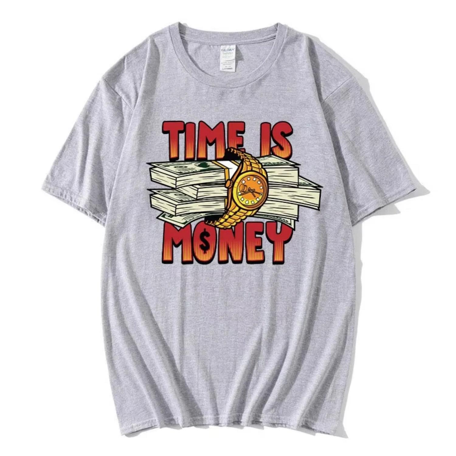 

Money Talks The Power of The Us Dollar Print Tshirt Women Men Casual Loose Funny Simple Round Neck Short Sleeve Top Tshirt S