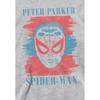 Spider-Man Childrens/Kids Peter Parker Stripes Heather Pull Over Hoodie