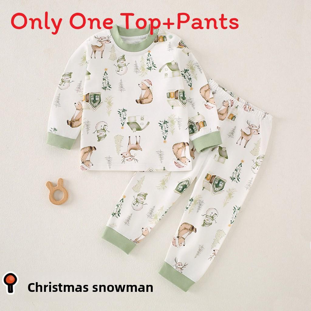 Childrens Cotton Pajama Set With Antibacterial Technology For Toddler Sleepwear