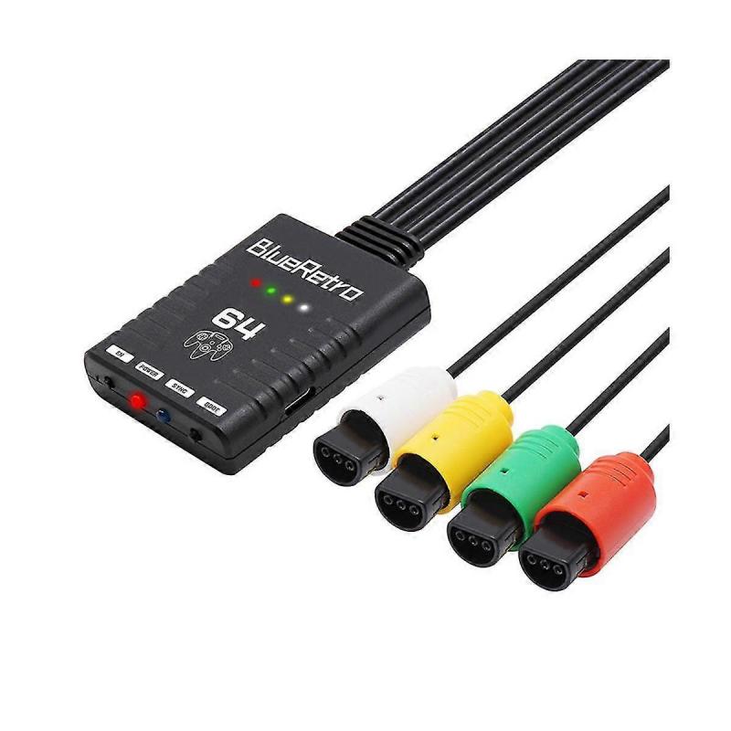 Bluetooth Wireless Game Controller Adapter For N64 Console Support Up To Four Wireless Game Control