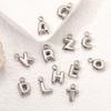3Pcs Mini Balloon Alphabet Charms Cute Small Initial Bubble English Letter Stainless Steel Pendants DIY Necklace Bracelet Making