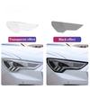 2 Pcs Car Headlight Protective Film Headlamp Restoration Transparent Black TPU Sticker For Kia Stinger - Accessories