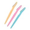 THR3E STROKES Facial Razor for Face Women and Men | Eyebrow Razor | Painless Facial Hair Remover .(Pack of 3) (Multicolored).