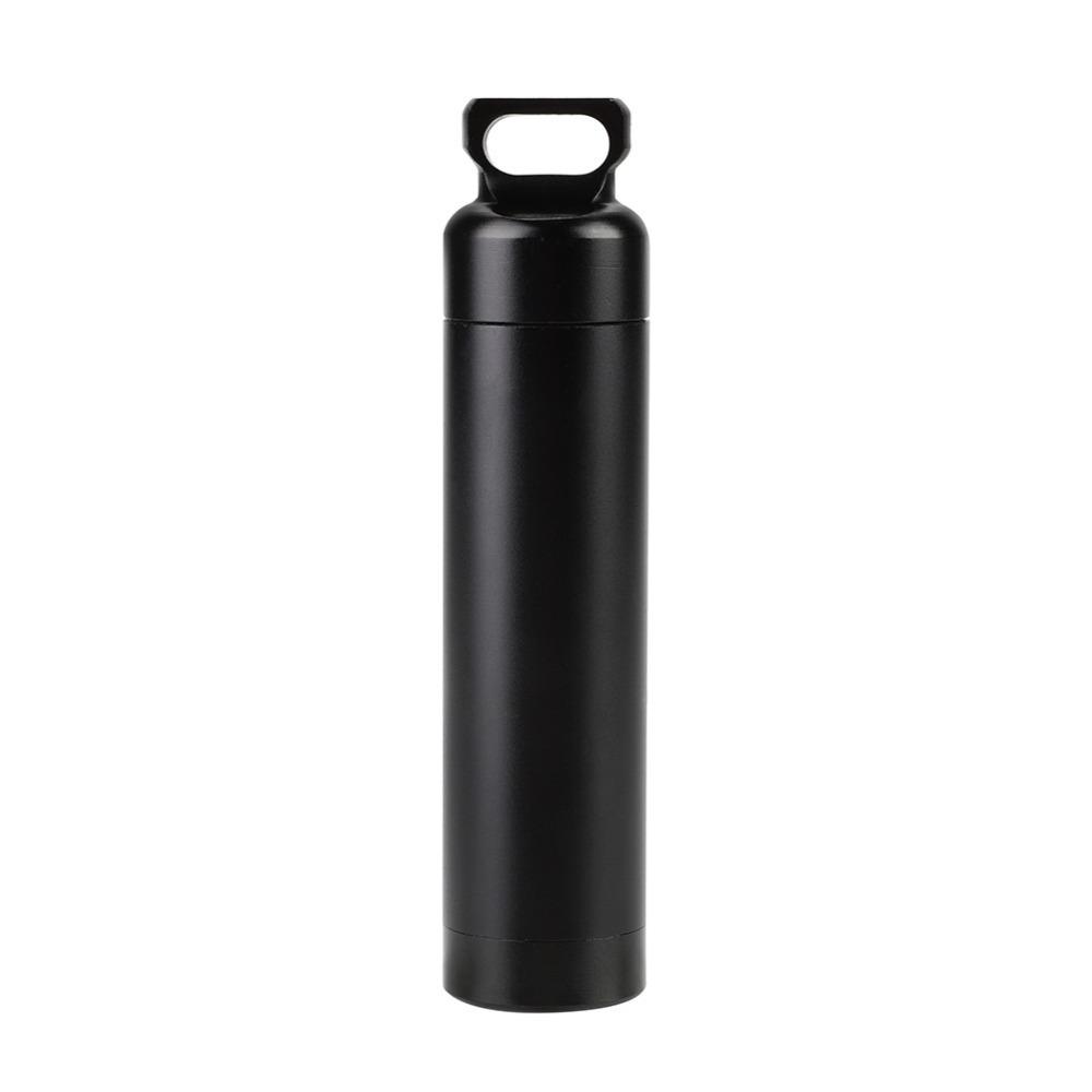 Aluminum Alloy Medicine Container Waterproof Pill Box Durable Pill Bottle  Climbing Expeditions