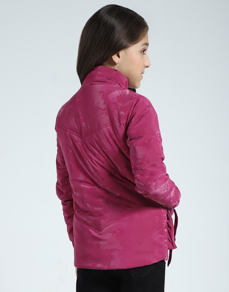 Monte Carlo Girls Full-Sleeve Winter Puffer Jacket