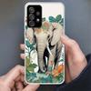 Elephant Mandala Aztec Phone Case For Samsung Galaxy A17 A16 A56 A15 A55 A14 A54 A13 A53 A36 A35 A34 A33 A26 A25 A24 A23 A05S A0