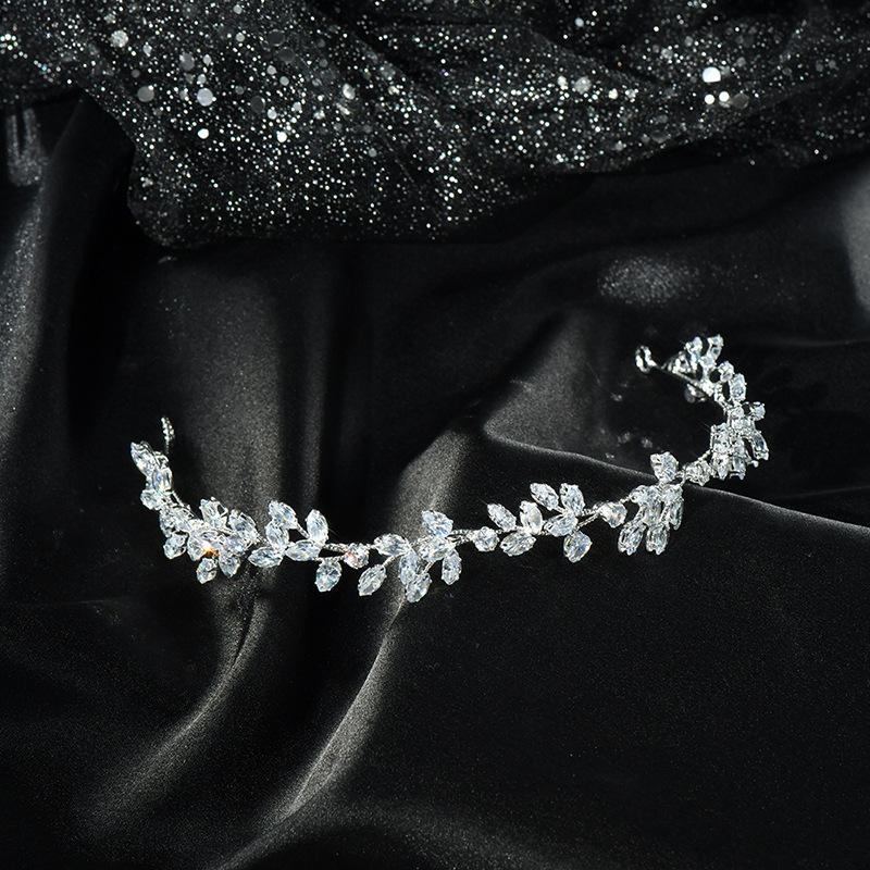 

Корейська версія вишуканих кришталевих аксесуарів для волосся, весільна пов язка в короні нареченої, головний убір з кулькою принцеси, аксесуари для пов язки з бахромою