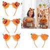 Pumpkin Hairhoop Festival Headband Halloween Dressingup Costume Props Headpiece Theme Party Headband Adult Holiday Props