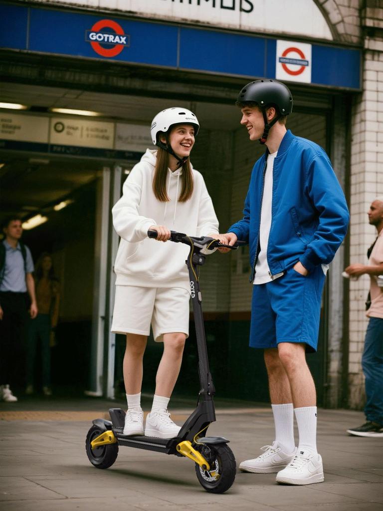 OOTD S10 Foldable Electric Scooter 1400W Motor 48V20Ah Battery 55km/h Max Speed 70km Max Range Front and Rear Suspension