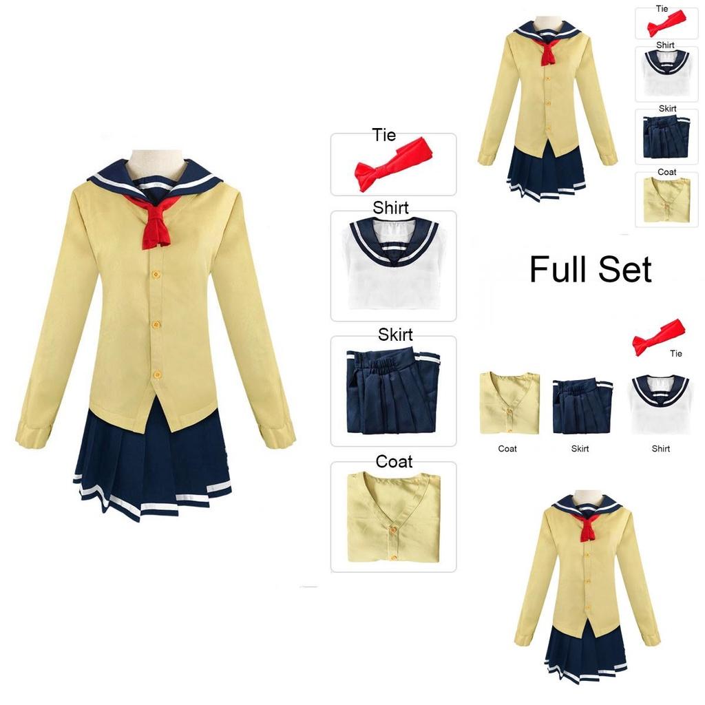 Fantasia Cosplay Inukai Vestido Conjunto de Uniforme Festa de Halloween Roupa Jk