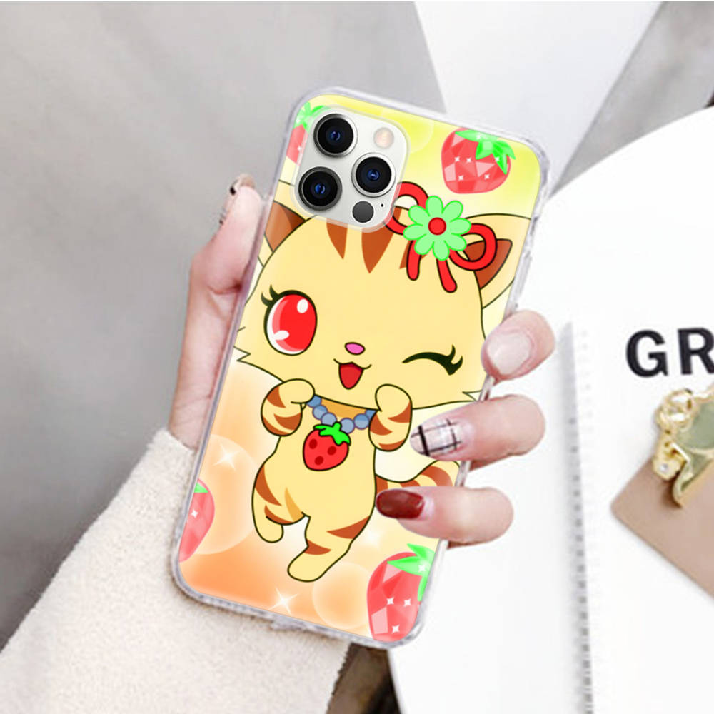JZ25Cat Sanrio Transparent Case for Samsung A04 A14 A23 M33 M53 Realme 10 9 C35 C55 VIVO Y02 X80 Infinix Hot 30 Note 11 Tecno Spark 8P Pro