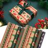 5Pcs Christmas Wrapping Paper Gifts Wrapping Paper Diy Packing Craft Cartoon Printed Kraft Paper Xmas Wedding Party Decor Paper