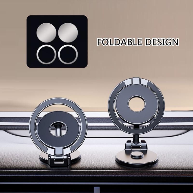 Magnetic Phone Mount,Magnetic Phone Holder for Car, Dashboard Phone Holder Mount 360 Adjustable,Mount for Phone