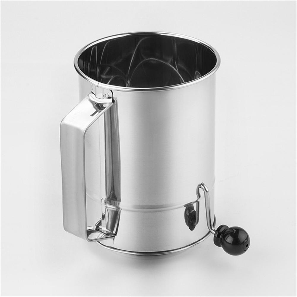 The Kitchen Companion A Large Capacity Stainless Steel Flour Sifter That Delivers Consistent Results Every Time
