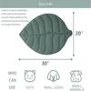 Leaf-Shaped Pet Mat: Cozy, Thickened Maple Leaf Mat for Small Cats & Dogs