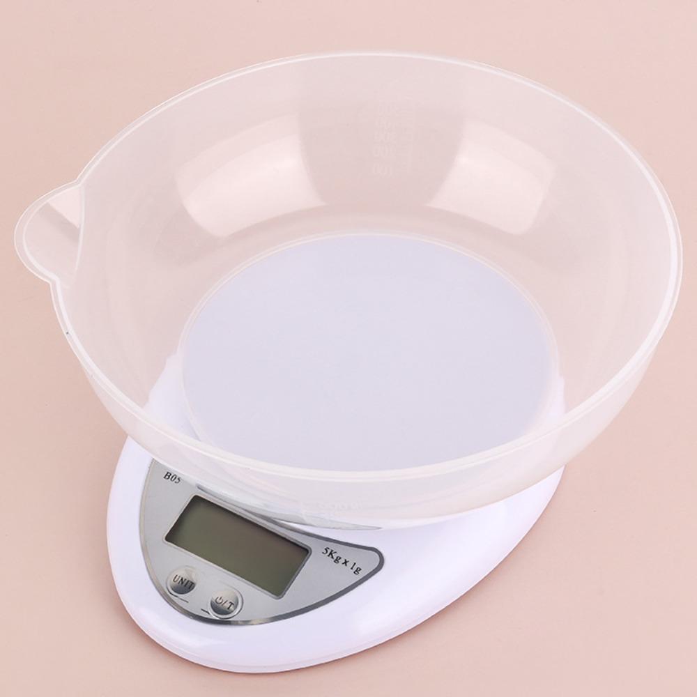 1 g - 5 kg digitale Küchenwaage, hochpräzise elektronische Waage zum Wiegen von Lebensmitteln, automatische Nullstellung, LCD-Anzeige, Messwaage, Koch- und Backwerkzeuge