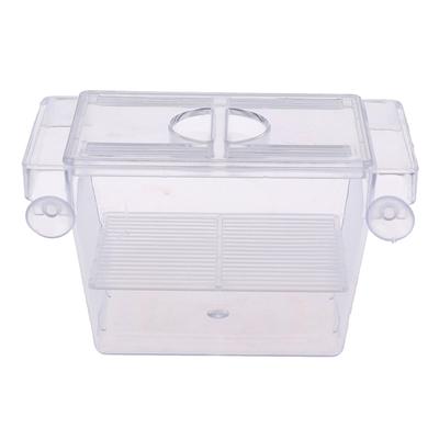 Aquarium Fish Tank Guppy Double Breeding Breeder Rearing Trap Box Hatchery