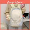 Minimalist Nylon Backpack For Girls And Boys With Letter Embroidery And Padded Shoulder Straps For School And Travel
