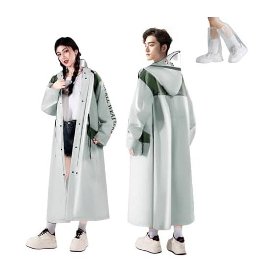 [Kcnoss] Raincoat, Bicycle, Women s, Men s, Backpack Compatible, Reflective Tape, Multifunctional, Rain Wear, Ultra Lightweight & Quick Drying,