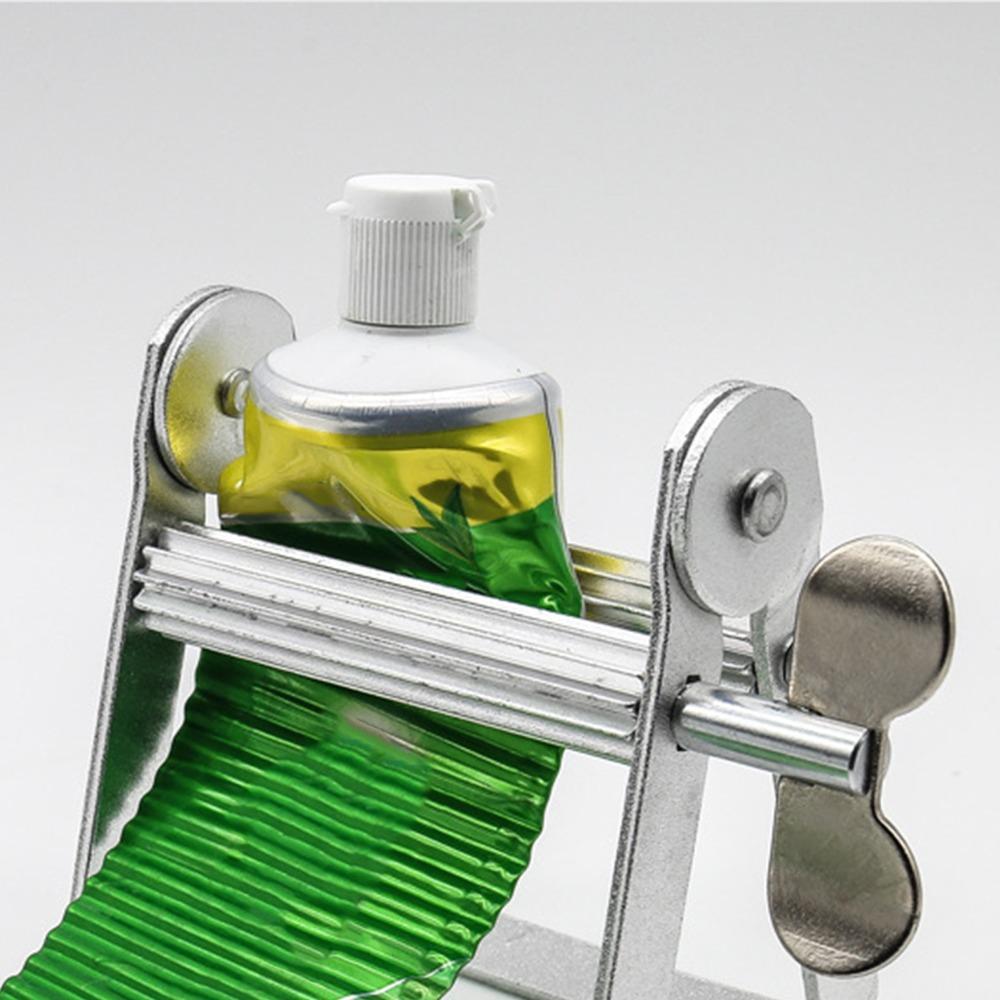 Silver Metal Paste Squeezer Durable Easy To Use Toothpaste Tube Squeezer Reasonable Easy To Store Hair Paste Squeezer Household