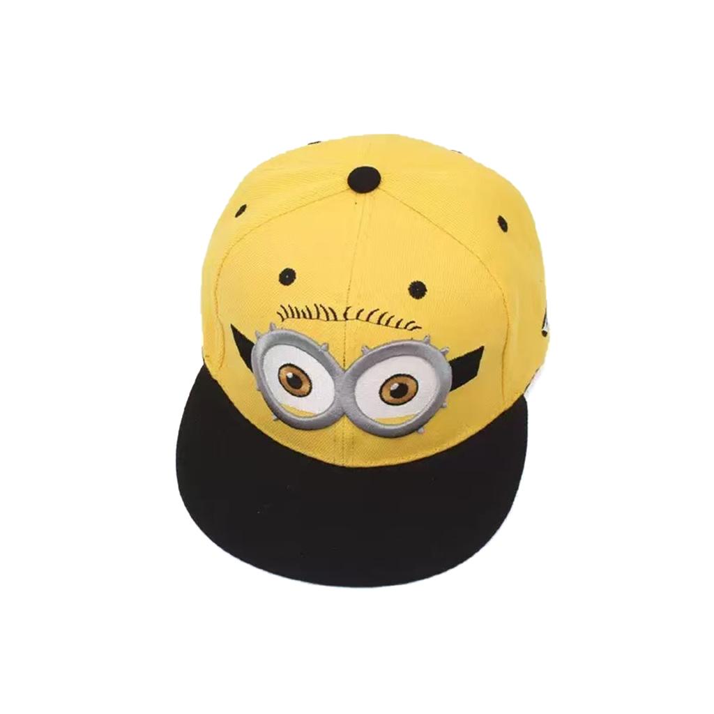 Fashionable Outdoor Parent-child Cute Baseball Cap Family Fashionable Minions Eye Embroidery Hip Hop Caps Leisure Travel Hats Flat Top Caps